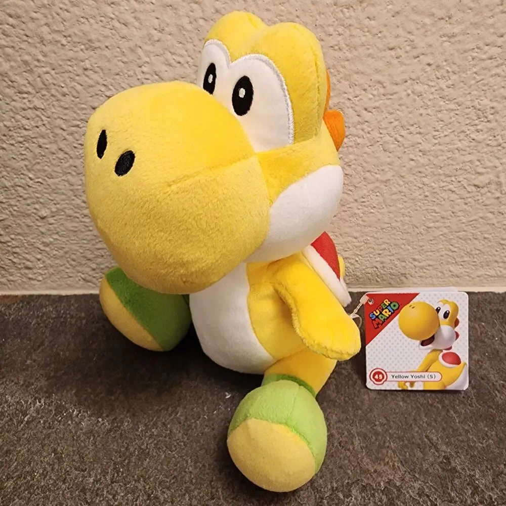 Plush - Yoshi Yellow, 8-inch (NEW) - Super Mario - Nintendo